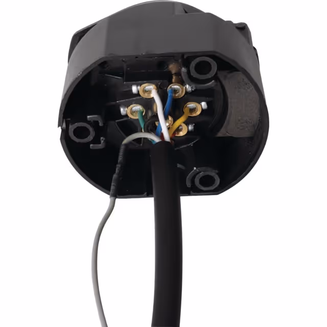 Prise 7 plots femelle plastique connexion rapide male 8 pin techni-power