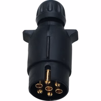 Prise 7 plots male plastique blister