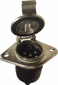 PRISE ALU 7 PLOTS 24V TYPE S /coque