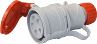 Prise femelle ce 3p+n+e+400v 16a ip44
