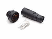 Prise ISOBUS DuraMate 2x75A (16mm²) avec adaptateur de tuyau ondulé