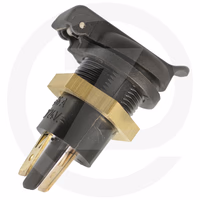 Prise tableau de bord avec couvercle - blis(x1)