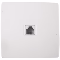 PRISE TELEPHONE RJ 45 VIS + GRIFFES DIWONE BLANC