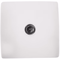 PRISE TV M 9,52 VIS+GRIFFES DIWONE BLANC