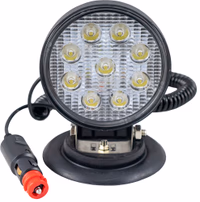 Projecteur de travail, rond, lumière concentré, base magnetique