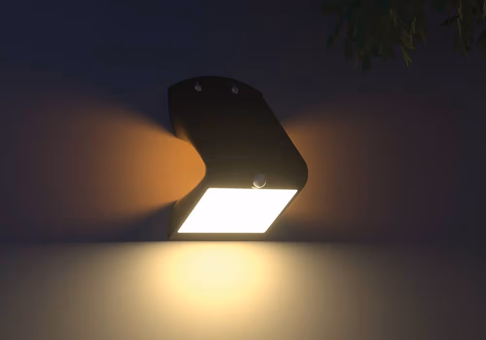 PROJECTEUR LED SOLAIRE 500 LUMENS 4W AVEC DETECTEUR-  BUTTERFLY