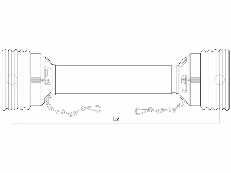 Protecteur de transmission complet avec bagues (XL) 1360mm