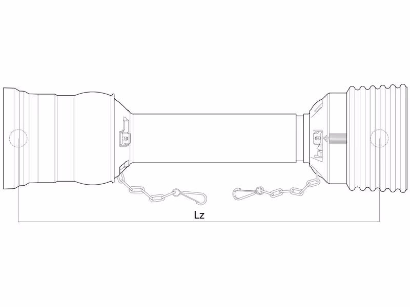 Protecteur - Easylock - Grand angle, Longueur (Lz): 1510mm, Taille: grand.