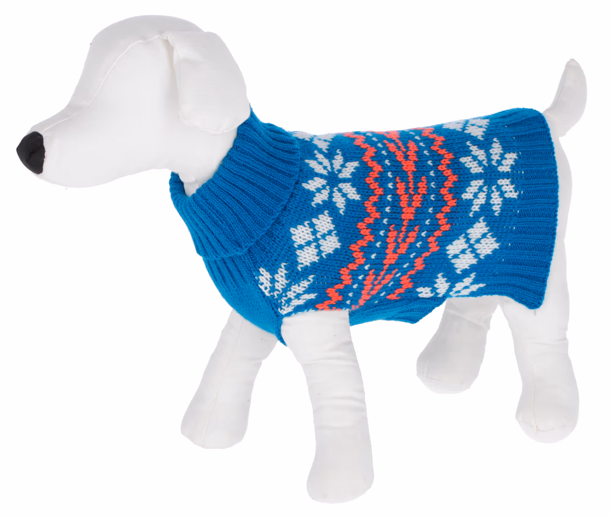 Pull-over Ellmau rouge/blanc, taille XS, 30cm