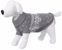 Pull-over Lillehammer gris/blanc, taille S, 35cm
