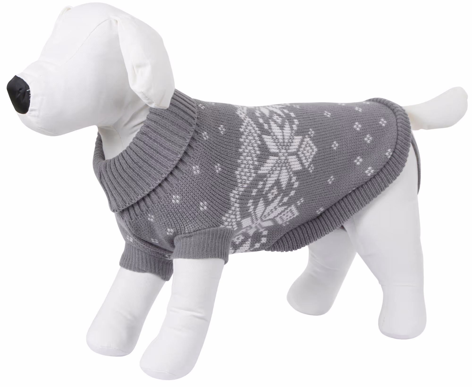 Pull-over Lillehammer gris/blanc, taille XS, 30cm