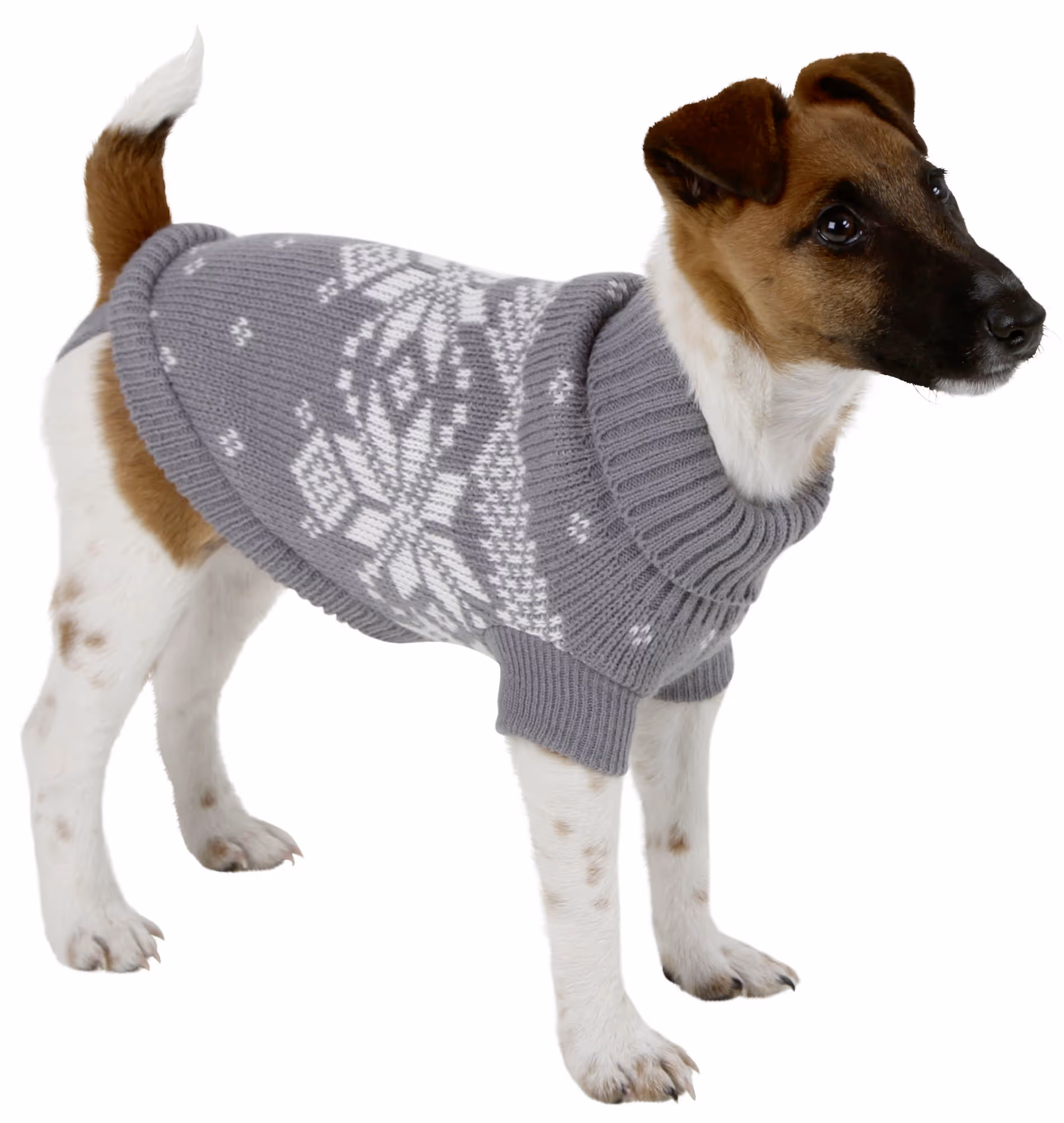 Pull-over Lillehammer gris/blanc, taille XS, 30cm