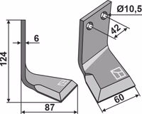 R2 | Dent rotative, droit