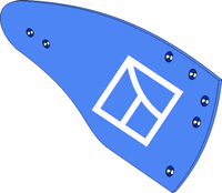 Rabe | Versoir HRP-327P - droite