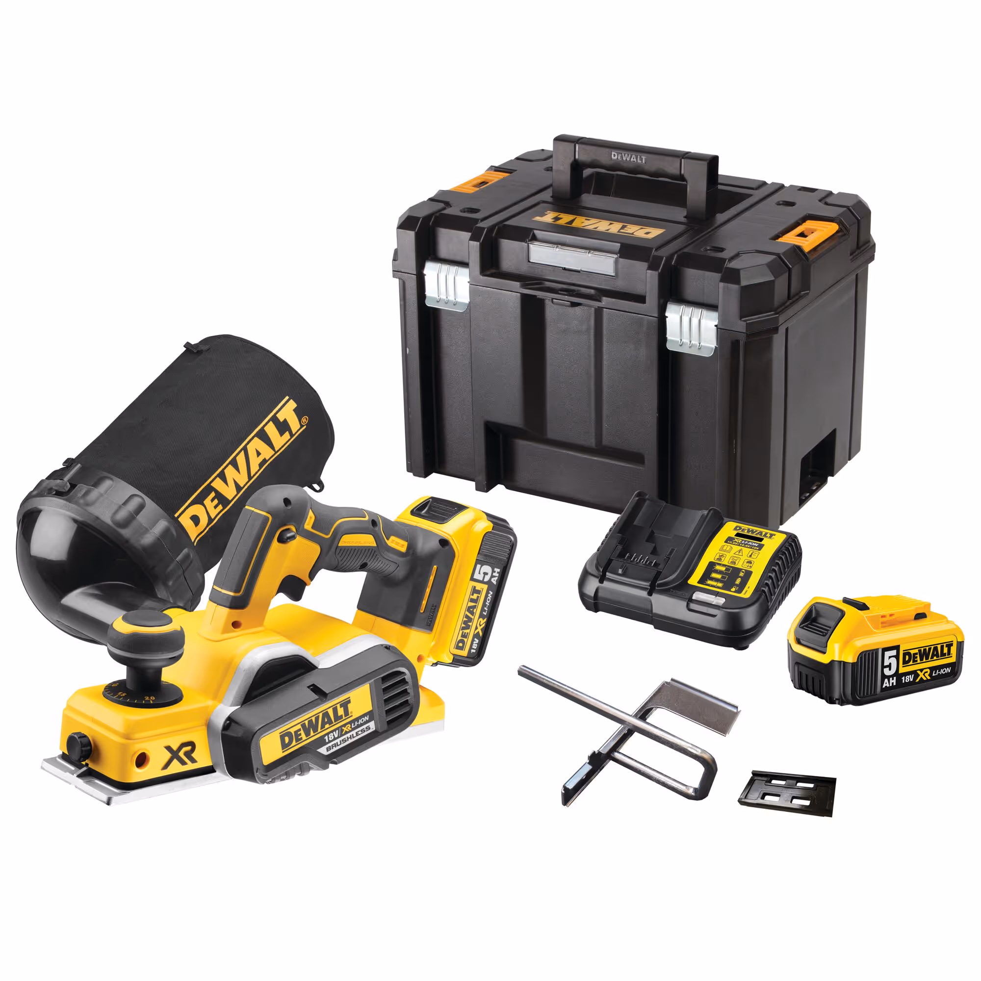 Rabot XR 18V 5Ah Li-Ion Brushless avec batteries