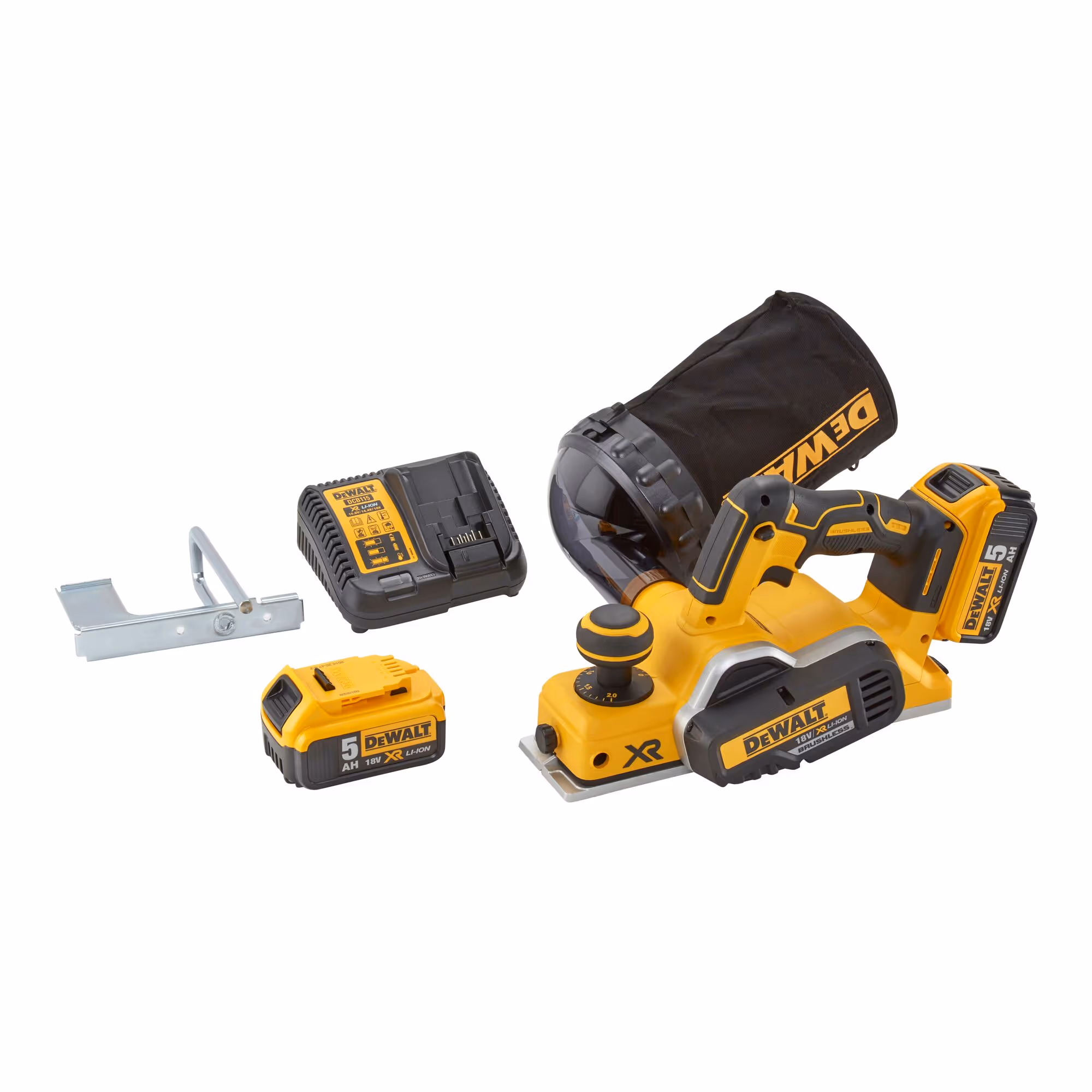 Rabot XR 18V 5Ah Li-Ion Brushless avec batteries