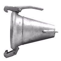 Racc. fem. galva avec cone type ferrari ø 100