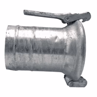 Raccord à griffe tonne à lisier avec embout 8''