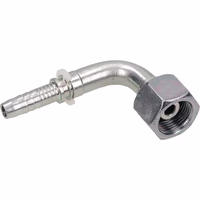 Raccord à sertir DN08 BSP3/8 90° femelle