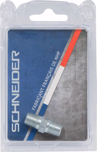 RACCORD ADAPTATEUR MALE 1/4 - MALE 1/4 s/BLISTER