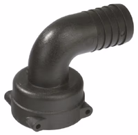 Raccord agraphe T Femelle Coudé / Cannelé ø40 T5