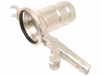Raccord avec embout - Femelle 6'' (150mm) x6'' (150mm) (Galvanisé)