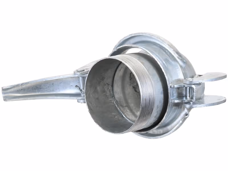 Raccord avec embout fileté - Mâle 6'' (159mm) x 6'' BSPT (Galvanisé)