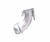 Raccord à lisier coudé 90° mâle / femelle 6" type Italie adaptable