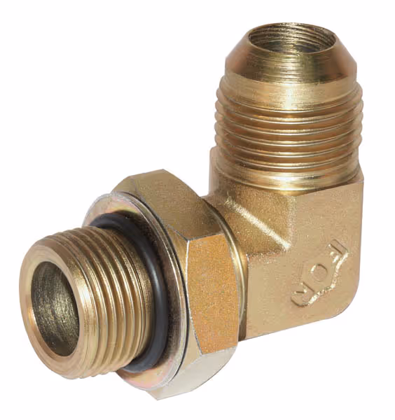 Raccord coude male UNF/BSP 3/4 - 3/8