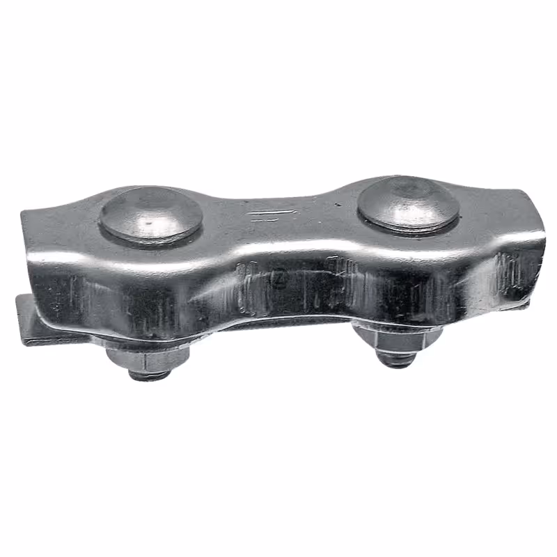 Raccord de corde Duplex - Universel - Galvanisé Ø8mm