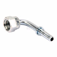 Raccord DN10-3/4 JIC 90° court