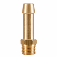 RACCORD DROIT LAITON MALE 1/4" D.10