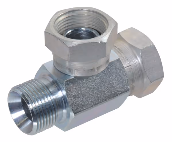Raccord en T 2x écrou 1/4 BSP