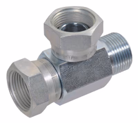 Raccord en T 2x écrou 3/8 BSP