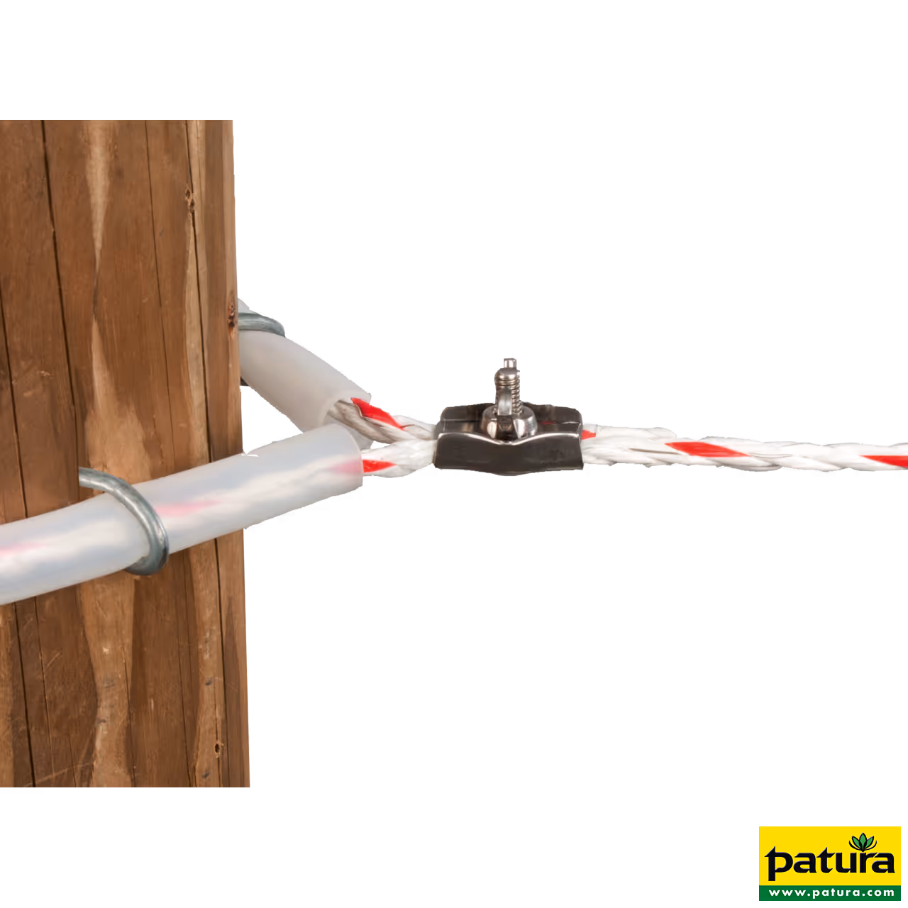 Raccord fixation cordes avec écrou papillon, inox, pour cordes jusqu'à 6 mm les 10