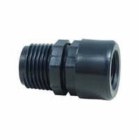 Raccord hexagonal en polypropylène mâle femelle Ø26mmx34mm à 26mmx34mm