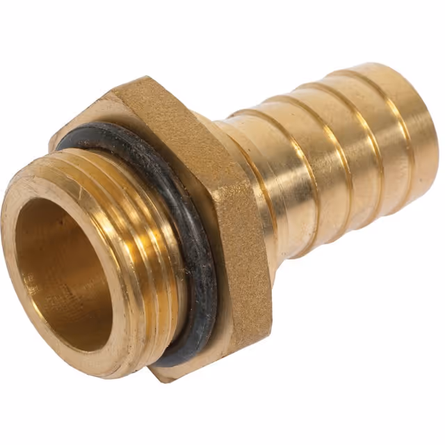 Raccord laiton cannele m3/4" x 19 mm avec joint torique
