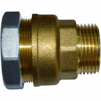 RACCORD LAITON MALE 3/4" 20X27 TUYAU 27 MM A SERRAGE EXTERIEUR SERIE FER
