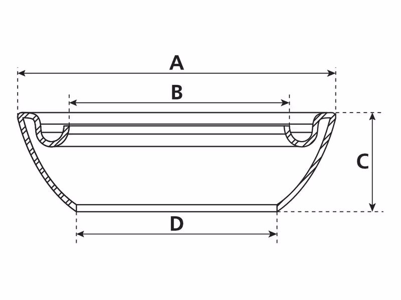 Raccord mâle à souder - 6'' (159mm) (Non Galvanisé)