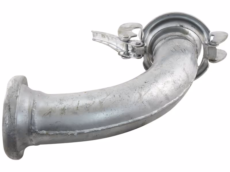 Raccord Mâle-Femelle, coudé 90° - 4'' (108mm) (Galvanisé)