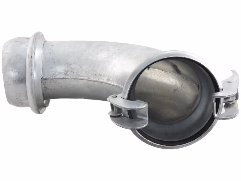 Raccord Mâle-Femelle, coudé 90° - 8'' (200mm) (Galvanisé)