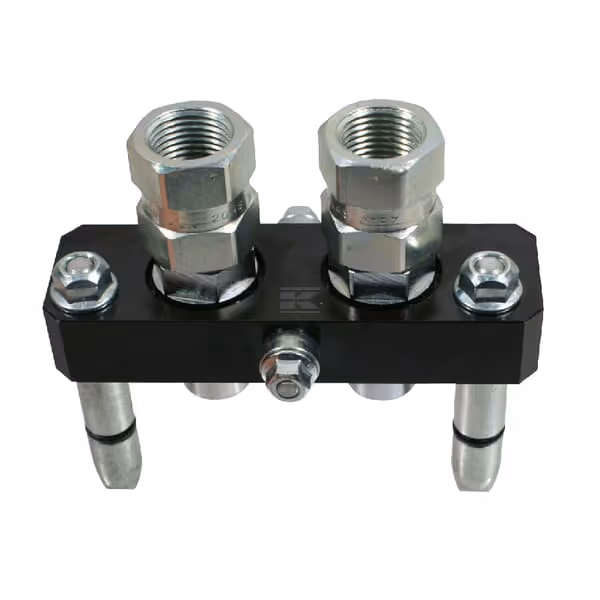 Raccord multiple DN10-2 x 1/2" BSPP prise amovible