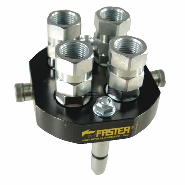 Raccord multiple DN10-4 x 1/2" BSPP prise amovible