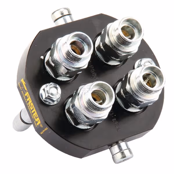 Raccord multiple DN10-4 x 15L - Bouchon à section mobile M22x1,5