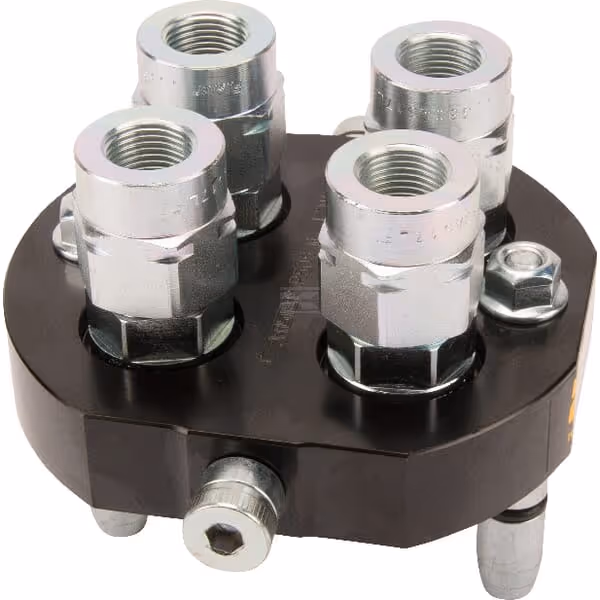 Raccord multiple DN10-4 x 3/8" BSPP prise amovible