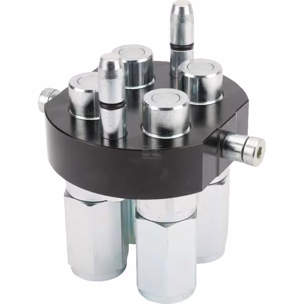 Raccord multiple DN12-4 x 1/2" BSPP prise amovible