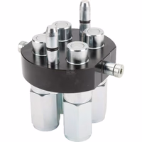 Raccord multiple DN12-4 x 1/2" BSPP prise amovible