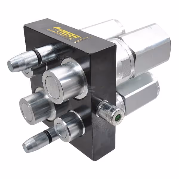 Raccord multiple DN12/DN20-2 x 1/2"- 2 x 3/4" BSPP prise amovible
