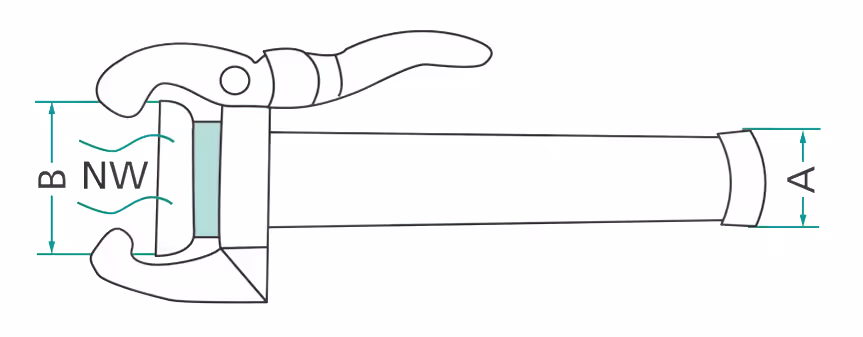 Raccord Perrot 6'' filetée mâle 4''