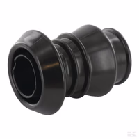 Raccord plastique noir